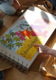 Buchprojekt „Meine schöne Stadt“ mit dem Kindergarten Zwergenland und mit der Jugendkunstschule Schmallenberg