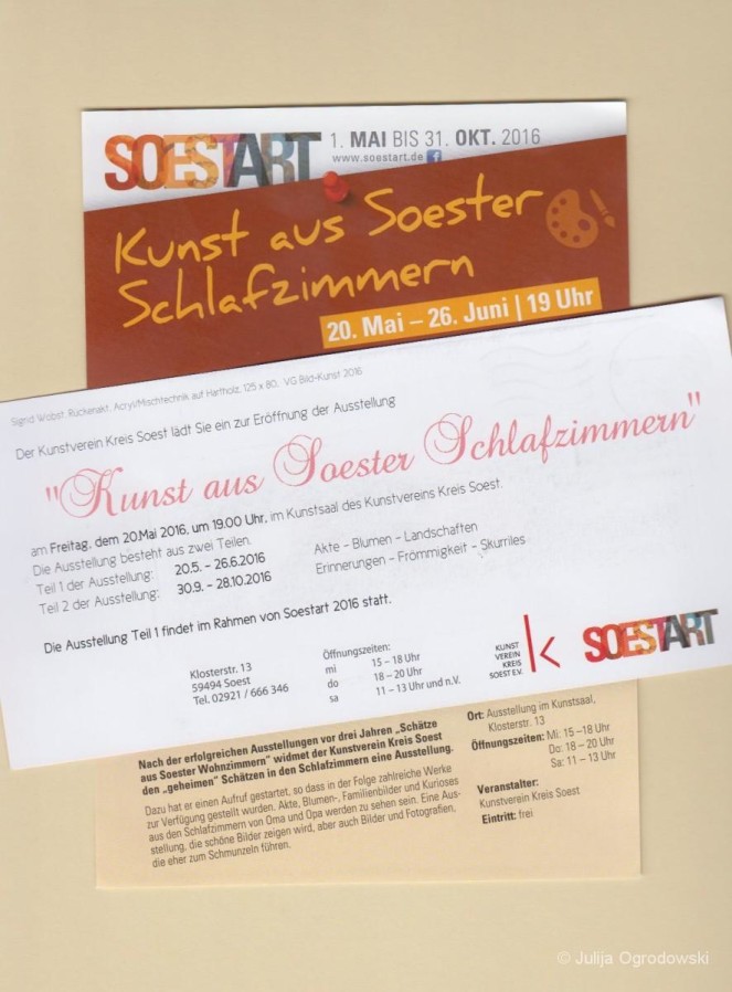 Exposition “Chambres à Soest” jusqu’au 26 Juin
