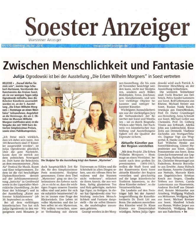 Ausstellung “Die Erben Wilhelm Morgners”